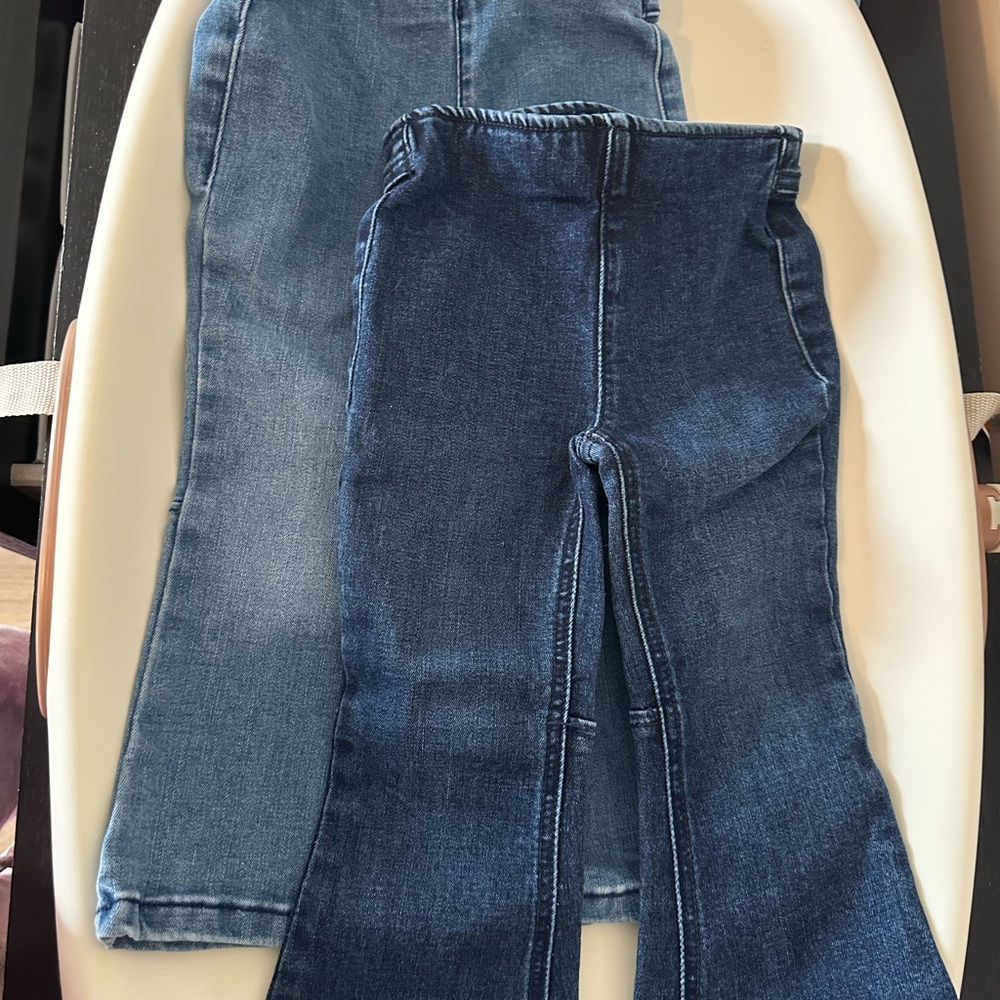 Classic Blue Flare Denim Jeans for toddler